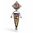 Abstract Purple Robot Pin from the Artazia Collection #1407 GP OP