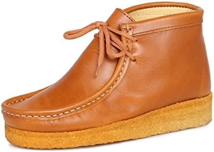 Tower London Tan Wallabee Shoes-UK 5