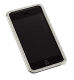 Gilty Couture Silver-plated Bezel Faceplate with Clear Swarovski Crystals for iPhone 1G