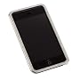 Gilty Couture Silver-Plated Bezel Faceplate with Clear Swarovski Crystals for iPhone 1G