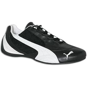 PUMA Wheelspin Mens Blk/Wht Motorsports Shoes PUMA Wheelspin Mens Blk/Wht Motorsports Shoes
