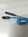 2 in 1 Charging Cord & Data Cable with Micro and Lightning Connectors. Flat cable. Rapid charge and data sync iPhone 5/5C/5S/6/ 6 Plus, iPad, Samsung, HTC, Motorola, Nexus, Nokia, LG, HP, Sony (BLUE)