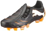 Puma PowerCat 1.10 FG 101898, Herren, Sportschuhe - Fu&szlig;ball, Schwarz (black-white-fluo orange 10), EU 42 (UK 8) (US 9)