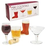 DCI Mini Cocktails Shot Glasses, Set of 4