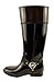 Michael Kors Fulton Harness Womens Black/Coffee Tall Rainboots