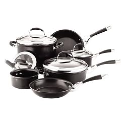 Circulon Elite Hard Anodized Nonstick 10-Piece Cookware Set stores