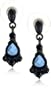 1928 Jewelry Vintage Blue Crystal Drop Earrings