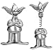 Simpsons Krusty the Clown Pewter Metal Figure Corkscrew_s-2