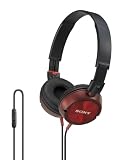 Sony - SONYDRZX302V - Casque avec micro - Jack 3,5 mm - Rouge