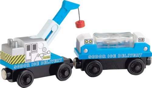Wooden Thomas & Friends: Crane Car with Ice Block