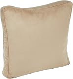 Brentwood Originals Heavy Fauby Suede Boby 17 by 17-Inch Boby Pillow, Gold