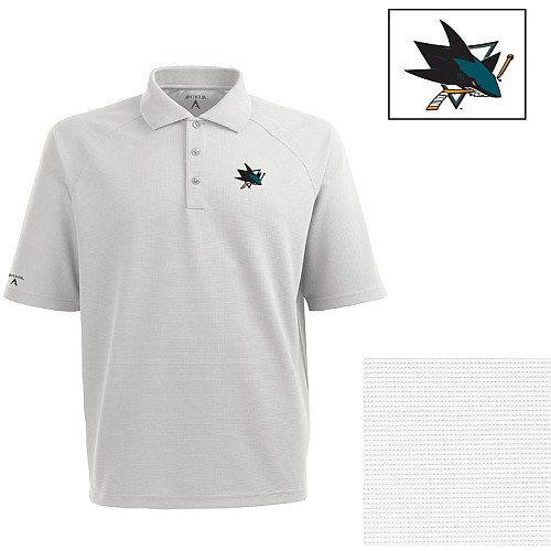 Antigua San Jose Sharks Whisper Xtra Lite Polo Shirt Extra Large
