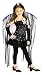 Fun World Costumes Junior's Teen Skull Fairy, Black, L 12-14