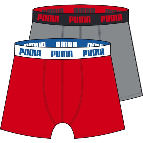 PUMA Herren Unterhose BASIC BOXER, 730red / grey, XL, 521015001730040 Preisvergleich