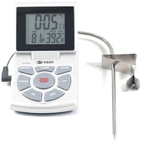 Buy Combo Probe Thermometer Timer Clock - White now!