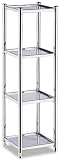 Hudson 4 Shelf Chrome Tower
