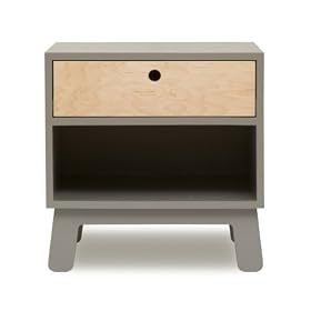 Oeuf Eco-friendly Sparrow Night Stand, Grey by Oeuf