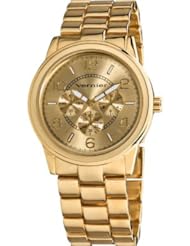 Vernier Womens VNR200 Round Gold-Tone Bracelet Quartz Watch