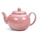 RSVP Stoneware 6-Cup Teapot, Pink
