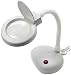 Work Tables | Glass Tables | Glass Top Tables | White Tables | Reading Tables - Table Magnifier Lamp 3.5" lens 5X Power