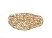 A di Alessi Nuvem Round, Mat Gold, (AFC12 GD)