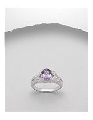 CZ Ring In 92.5 Sterling Silver