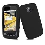 Black Gel Skin Case for LG Optimus S (LS670) Sprint