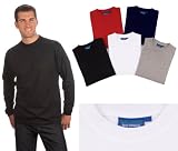 Langarm Basic Shirt Gr. S - 6XL diverse Farben