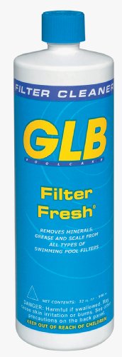 GLB Pool & Spa Products 71010 1-Quart Filter Fresh Pool Filter Cleaner GLB Pool & Spa Products 71010 1-Quart Filter Fresh Pool Filter Cleaner