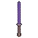 8 Bit Pixelated Foam Purple Weapon Toy 30
