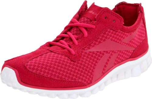 Reebok Women's Realflex Runner Running Shoe,Uberberry/Overtly Pink/White,10 M US