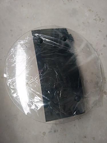 Men Polycarbonate Blank Antiriot Shield Transparent Circle Riot Protective Portable Handheld (6MM, Round)