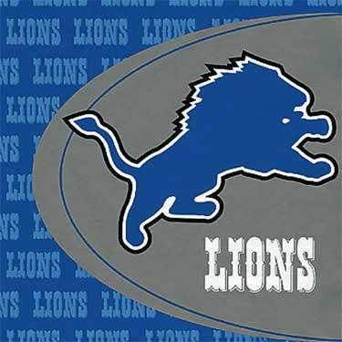 Detroit Lions Lunch Napkins 16ct