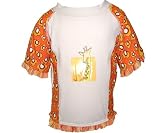 MaxOut UPF 50+, UV Protective Girl's Short Sleeve Rashguard (aka Swim Shirt) w/ a Solid/Print Combination for Infants & Toddlers (Sizes 6mos-4T)