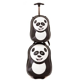 Cheri the panda "Cutie" trolley case and back pack