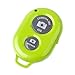 UFCIT Bluetooth Wireless Remote Control Camera Shutter Release Self Timer for IOS Android Smartphones (Green Remote)