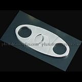 Guillotine Cigar Cutter, Silver Plated