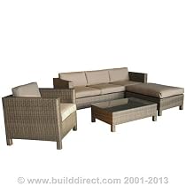 Big Sale Kontiki Patio Furniture - Palau Sunbrella Series 4 Piece Sofa Set