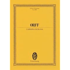 Carmina Burana: Cantiones profanae. Soli (STBar), gemischter Chor (SATB), Kinderchor und Orchester. (Eulenburg Studienpartituren)