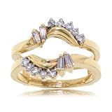 New Yellow Gold & Diamond Engagement Wedding Ring Wrap