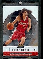 2006/07 Topps Finest #100 Adam Morrison Charlotte Bobcats Rookie Basketball Card Basketball Card - Mint Condition - In Protective Display Case !