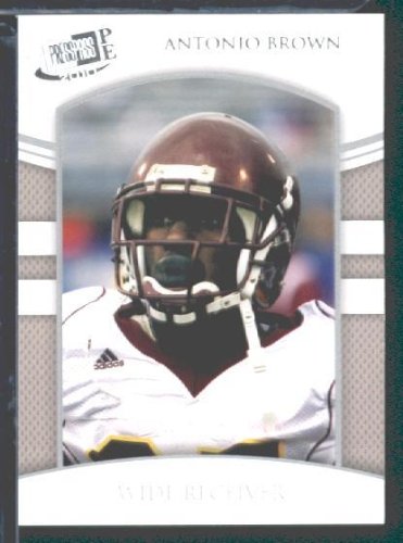 2010 Press Pass Portraits Edition (PE) #7 Antonio Brown WR Central Michigan - Pittsburgh Steelers (RC - Rookie Card)(Football Cards)