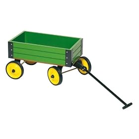 GoKi Metal Pull Along Cart (Green)