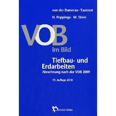 VOB im Bild - Tiefbau- und Erdarbeiten: Abrechnung nach der VOB 2009