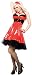 Sexy Adult Womens Costumes 1950s 50s Red PVC Vinyl Rockabilly Swing Punk Goth Prom Petticoat Dress Costume Theme Party Outfit