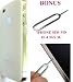 New!!! Original Apple iPhone 4 and 4S case clear white (for AT&T Verizon Sprint) + [Free] Screen Protector