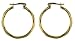 9ct Yellow Gold Ladies Cable Twist Hoop Earrings