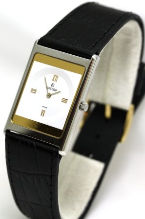 Concord Watches- Concord Delirium Steel and Gold the case is 2.8mm thick Men's Watch