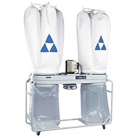 DELTA 50-765 5-Horsepower 4-Bag 4800-CFM Dust Collector, 230-Volt 1-Phase by DELTA