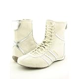 adidas - ADIDAS Silverstreak Hi Silver Boots Ankle Ivory Womens